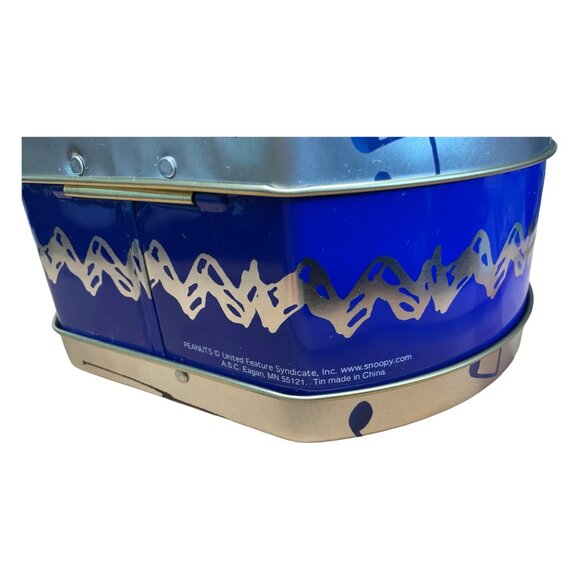 Peanuts Charlie Brown Drum Lunchbox Tin With Handle - Picture 6 of 9